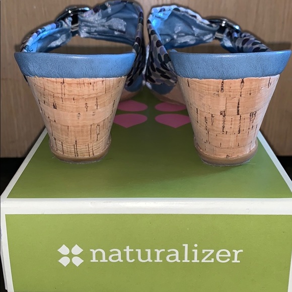 Naturalizer Blue Polka Dot Sandals - Picture 6 of 6